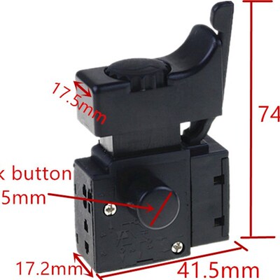 极速FA2-6/1BEK M9-6/1BEsK 6A 5E4 Plastic SPST Lock on Circul