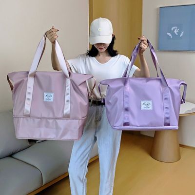 扩展旅行包女轻便行李包大容量高级感便携防水待产包收纳袋包CN