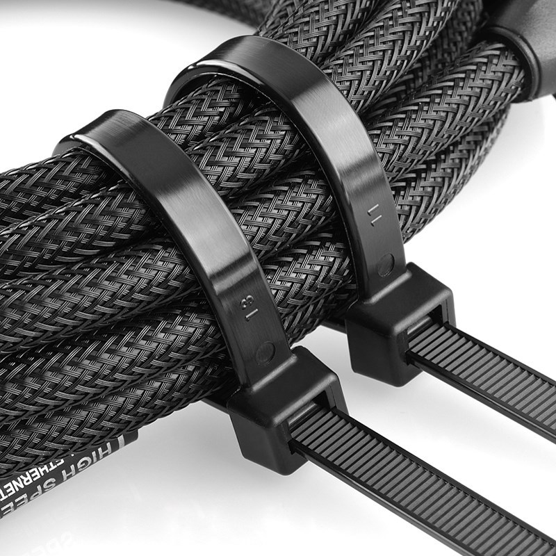 现货速发100 Self-Loig Plast lo Wire Cable Zip Ties Faste