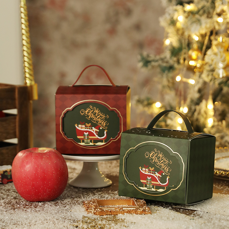 速发圣诞节礼物袋小平品平安夜高级创意实用节装日饰礼安果包装盒