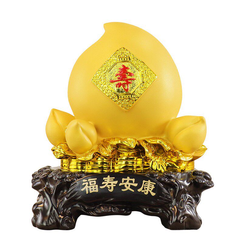 速发寿桃摆件工艺品大号寿礼6070岁生日祝寿送长辈老年人实用贺寿