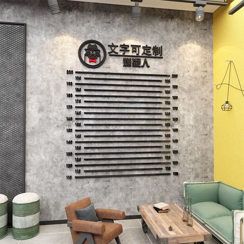 速发打卡拍剧区铺置身高墙面贴纸壁画桌游照本杀店布名装饰品