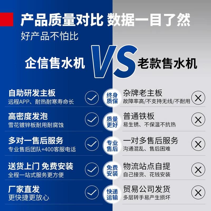 社区自码动售水投币刷卡扫农村街道直区707饮水机商用净水机器小