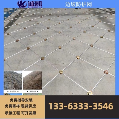 山体落石滑坡主动边坡防护网