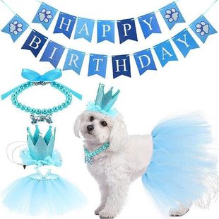Decor Set Washable 极速Stylish Props Birtphday Vibe Tend Pet