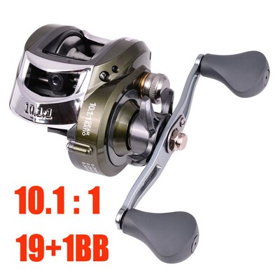 新品19+1BdB 10.1:1 10kg Max Darg Baitcasting Fishing Reel Sl