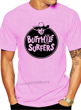 极速New The Butthole Surfers 80s Rock Band OMens Grey T-Sh