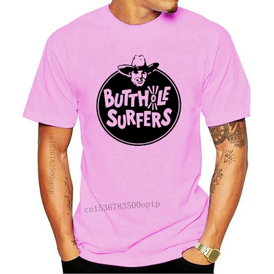 极速New The Butthole Surfers 80s Rock Band OMens Grey T-Sh