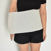 极速坐月子睡觉大码 超薄护肚T衣高弹腰托护脐 护肚子肚围大人夏季