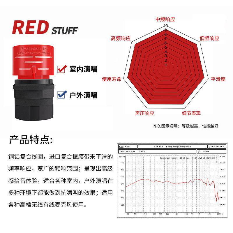 极速G-MARK龙系列动圈咪W芯y高灵敏拾音头咪头有线无线话筒KV配件