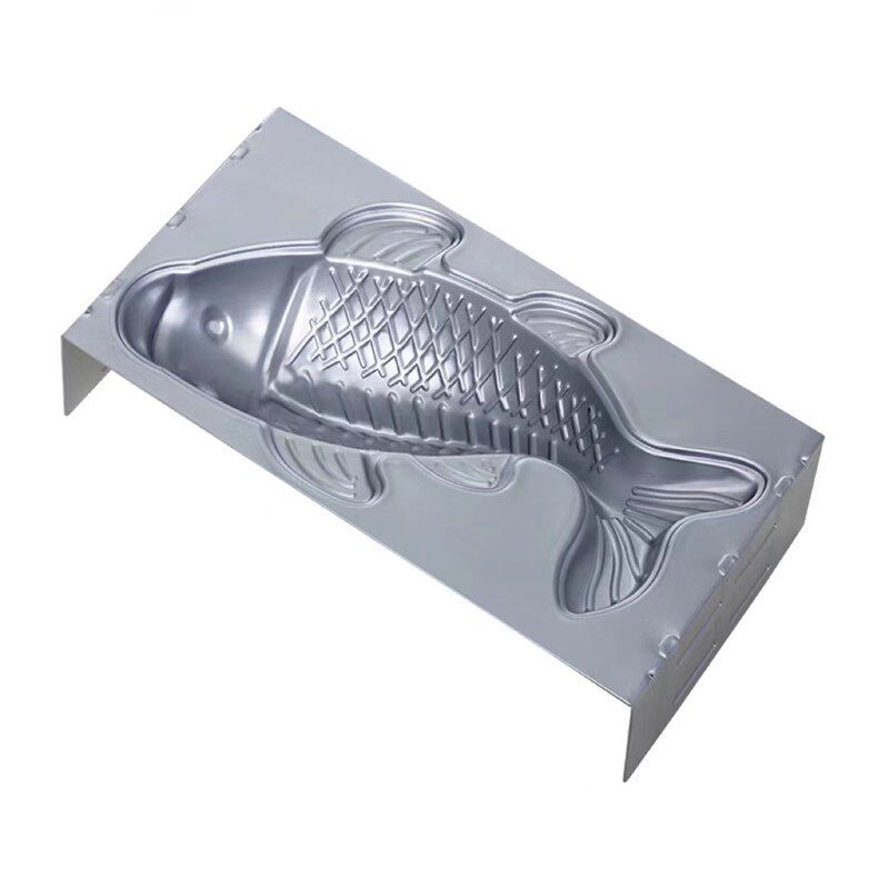 极速鲤年糕果冻馒头烘培铝制V模具布丁模具