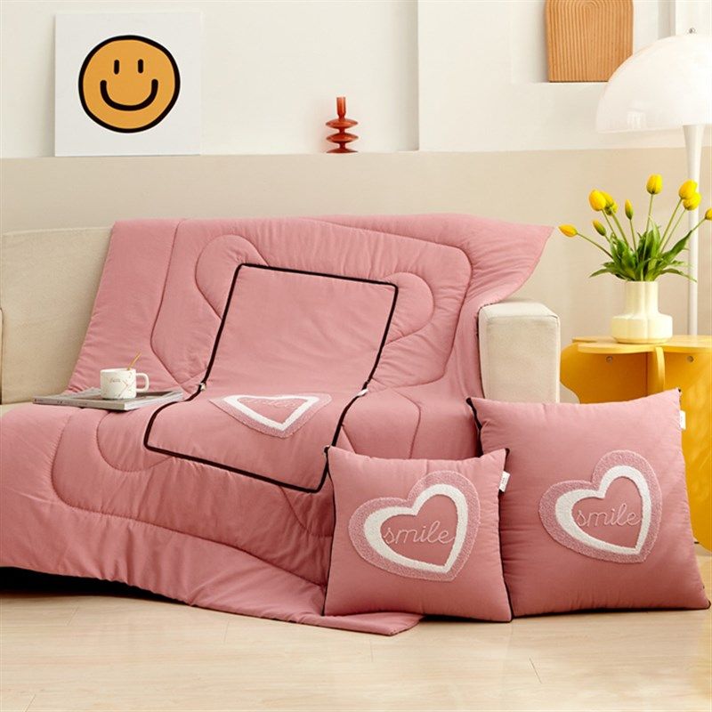 速发爱心抱枕被子两用沙发客厅空调被办公室午睡枕头被车载靠垫二,居家布艺,抱枕被,淘宝优惠券,粉丝福利购,淘宝优惠卷