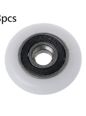 极速8 Pcs Sfhower Door Runner Rollers Wheels Pulleys Replace