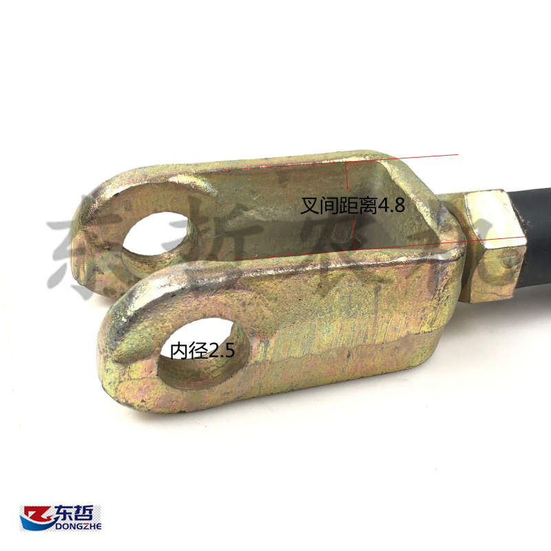 极速欧豹TB系列604p提升杆总成拖拉机农机配件两头带叉全长约63.3