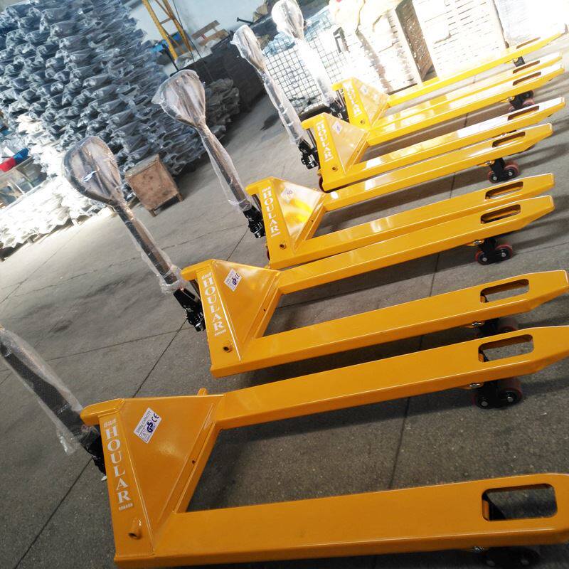 极速手动搬运堆高机2吨3吨CBY液压车F地牛 手摇升高 托盘液压车装