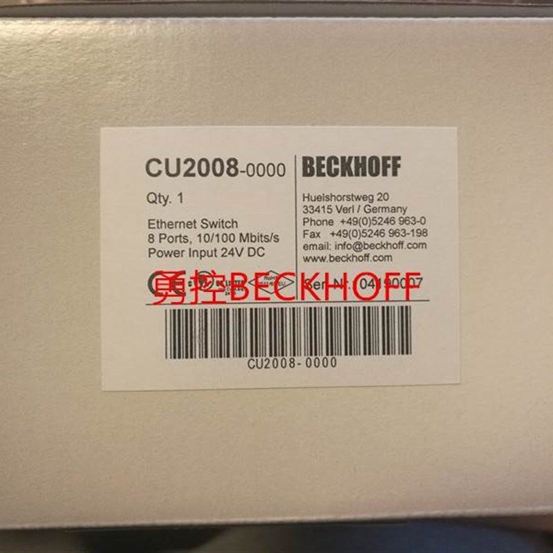 极速倍福BECKHOFF CU8870 CU20V08倍福交换机