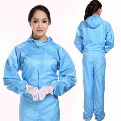极速工作连体服蓝色防静r电四连帽连鞋无尘防尘服防护白色衣服男,居家日用,防护服,淘宝优惠券,粉丝福利购,淘宝优惠卷