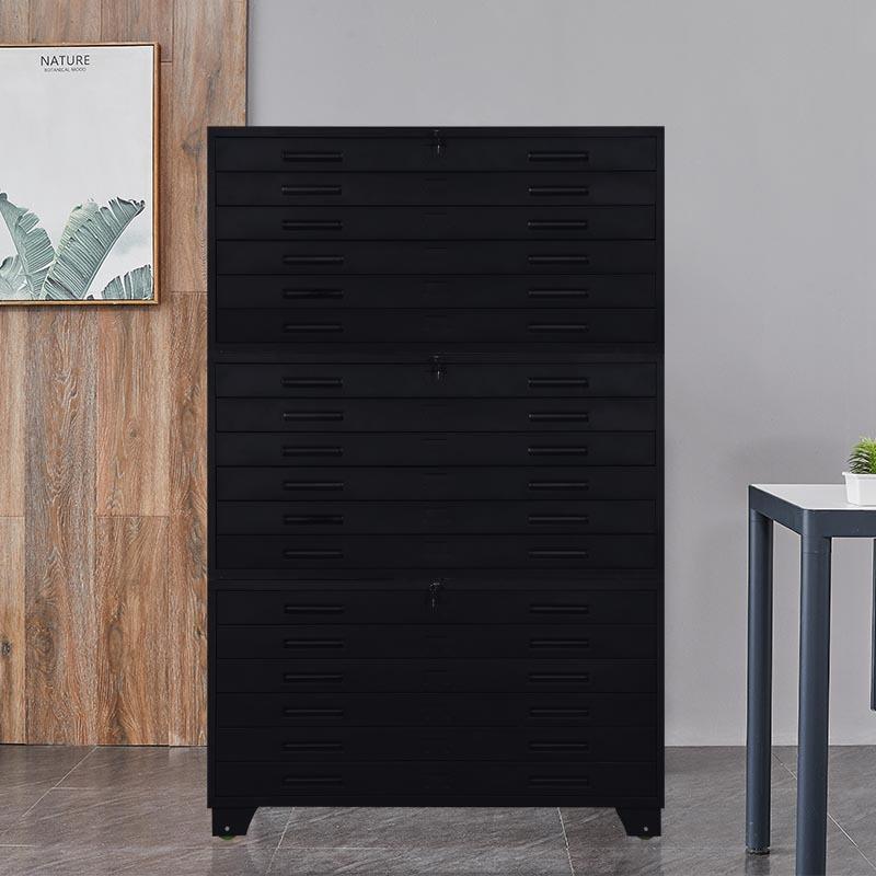 钢制密集菲林柜 1号A0底图柜不绣钢铁皮文件柜工程字画图纸收纳柜