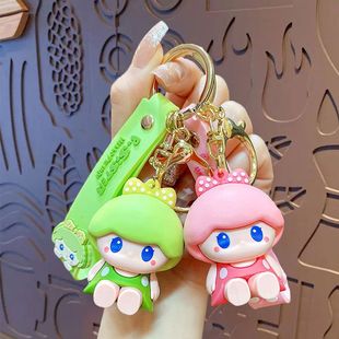 钥匙链卡通正版 挂件 女孩书包礼品钥匙扣情侣精致猪猪汽车时尚