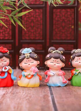 小古风玄关大号女孩唐小环实体