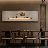 宋式 饰壁饰墙饰 禅意茶室客厅书房墙上墙面装 美学装 饰挂件新中式