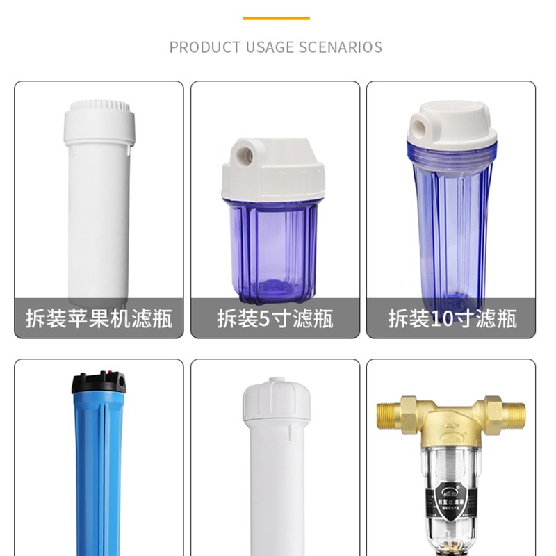 现货速发净水器扳手滤芯更换多功能前置10寸滤瓶20寸拆卸防滑
