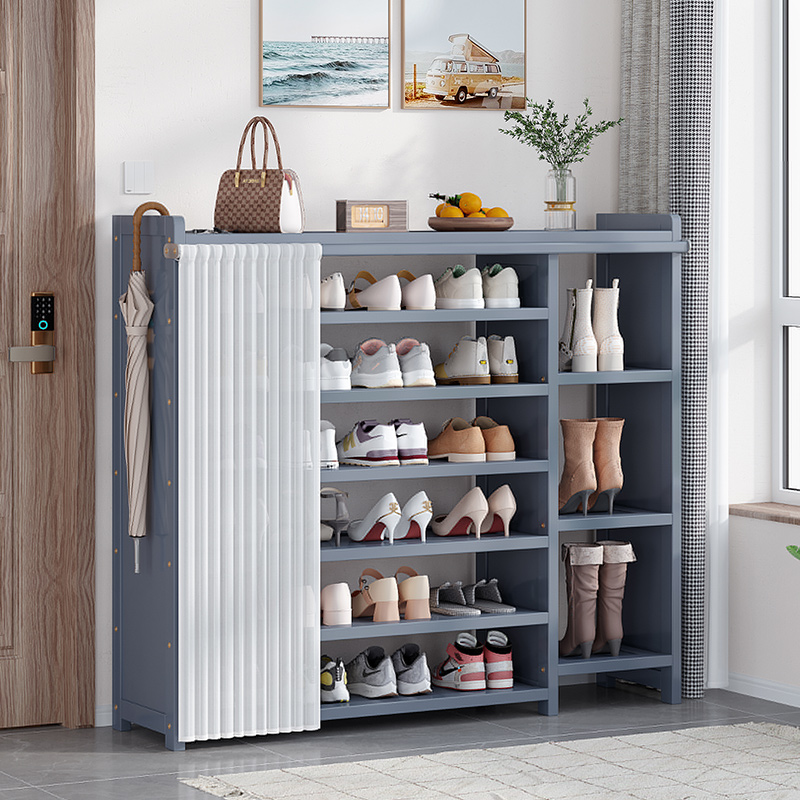 速发鞋架防尘带遮挡帘家用门口纳层鞋柜20新2款鞋子收多神器不占