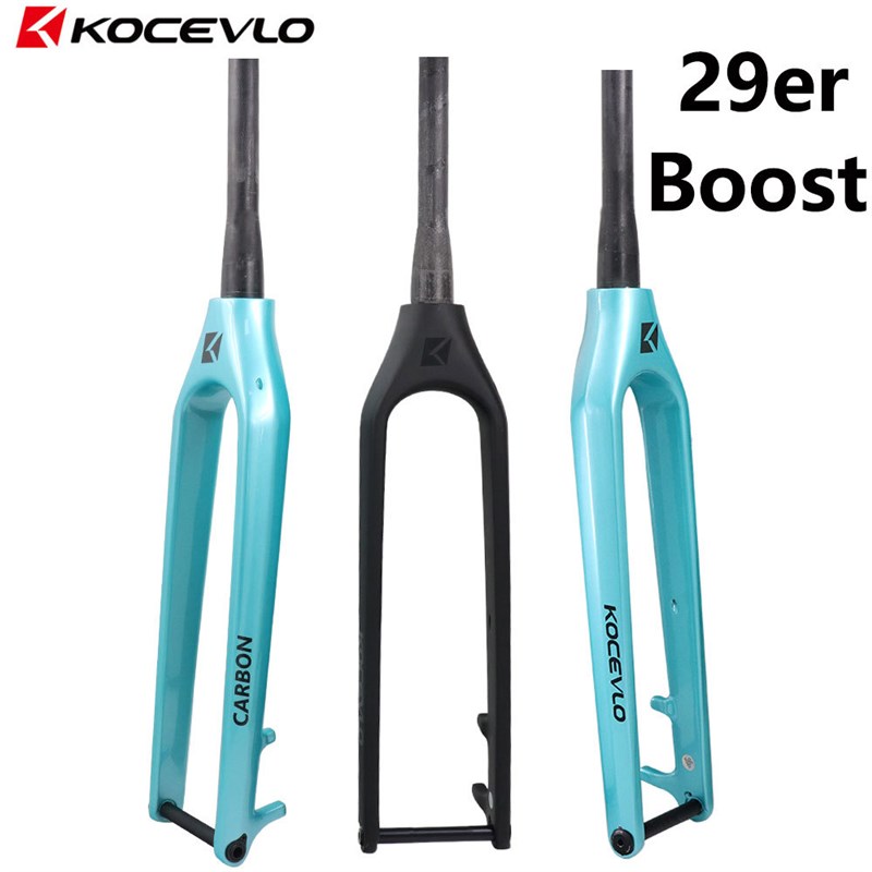 速发cevlo*纤维山地车前叉st桶轴越5碳110mm1野硬叉碟刹内走线