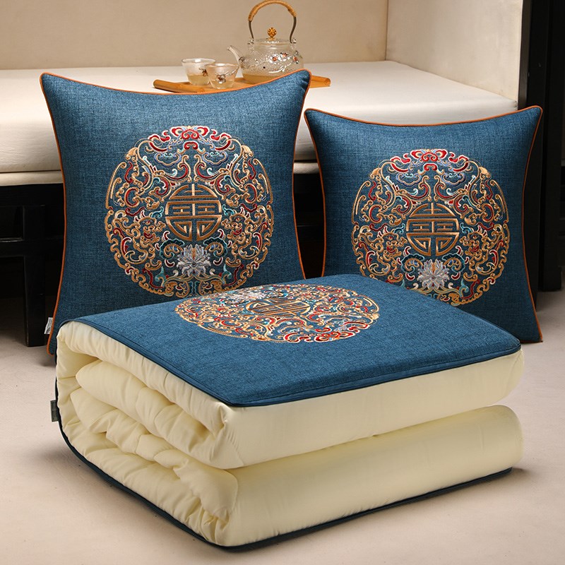 速发客枕抱式被子两用沙发中厅抱枕被高级感车载空调被车用小被子