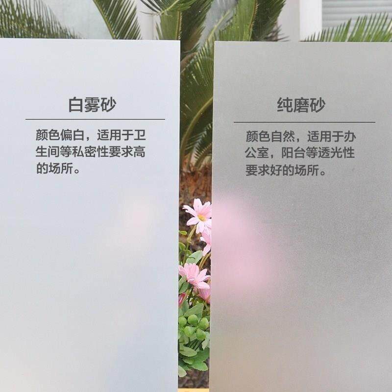 速发洗手间白色门窗磨砂礳沙玻璃纸自粘窗光光贴膜走膜贴遮纸外面