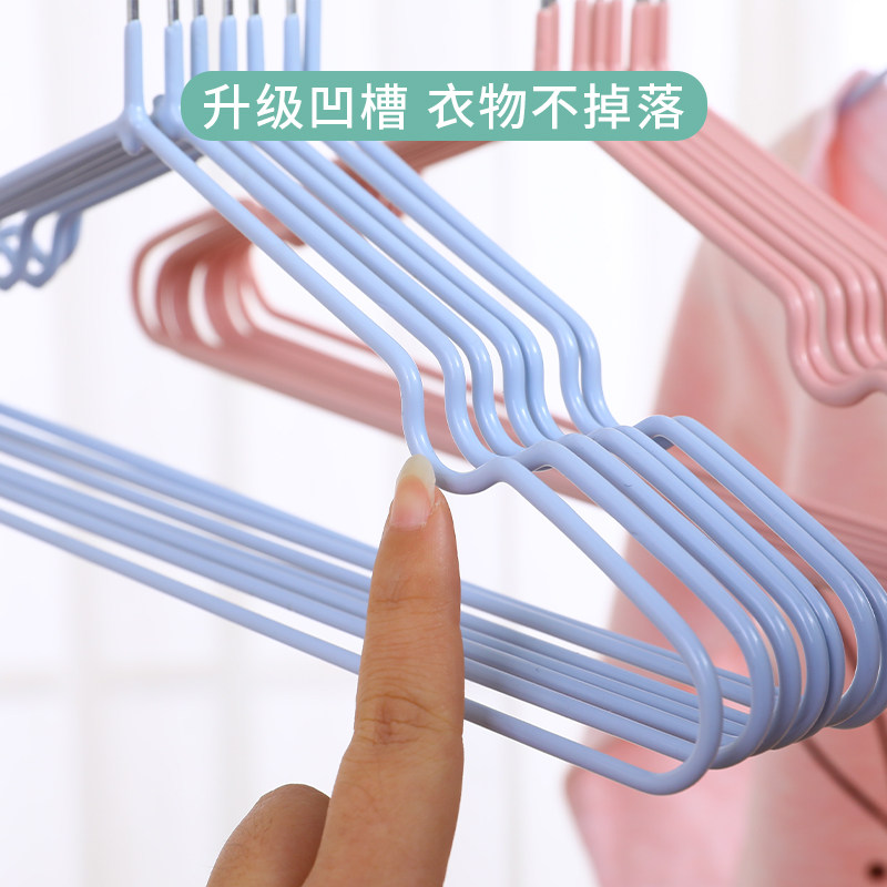 速发儿童衣架小孩小衣架新生婴儿幼儿宝童中号宝中小号防滑晾晒衣