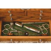 精品 陪嫁针线盒套装 结婚礼物送新人 高级特色刺绣编织剪刀绣花