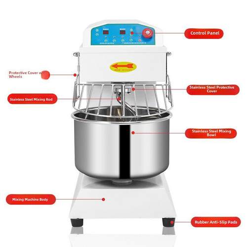 商用和面机25kg双动双速和面机全自动和面机面粉混合和面机