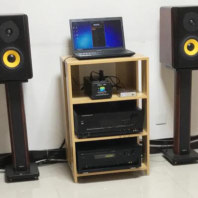 家用KTV 点歌机柜音响架多层功放机架子木质音响设备放置柜音响桌