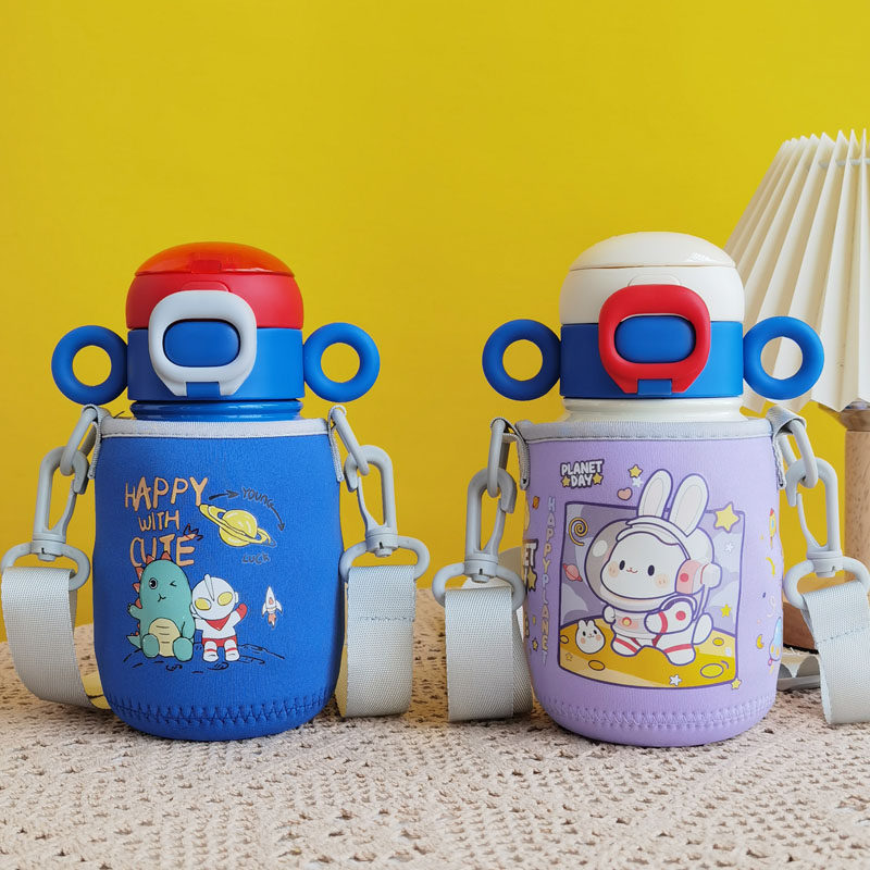 GERM奥特曼儿童保温杯套水杯套保护套小学生吸管杯子套袋防摔斜挎,餐饮具,杯套,淘宝优惠券,粉丝福利购,淘宝优惠卷