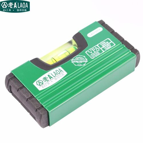 热销老A 9寸磁性鱼雷水平尺100/23F0mm迷你水平仪 微型平衡尺水准