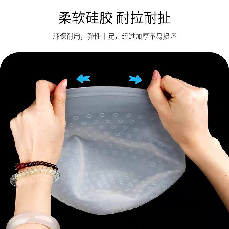 热销已开孔挑染帽免打孔男女士挑染神器染发头Q套耐用硅胶染发神