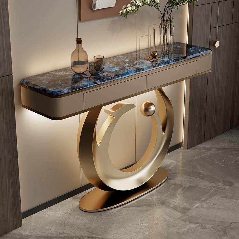 别墅酒店走廊条案端景台轻奢微晶石玄关桌入户超窄放钥匙玄关柜子,住宅家具,门厅/玄关柜/玄关架,淘宝优惠券,粉丝福利购,淘宝优惠卷