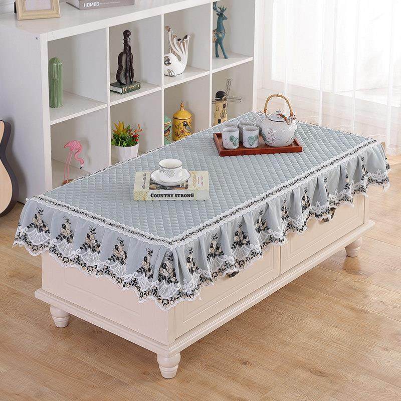 茶几桌布蕾丝蕾丝餐桌垫茶几罩家用客厅长方形电视柜防滑防尘套子,居家布艺,桌布,淘宝优惠券,粉丝福利购,淘宝优惠卷
