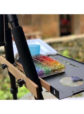 黑色铝托盘 适用于任何三脚架 尺寸：22 x 42cm