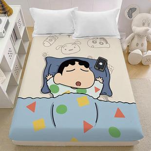 蜡笔小新可爱床笠儿童床垫保护套席梦思套床垫防尘罩床垫套子