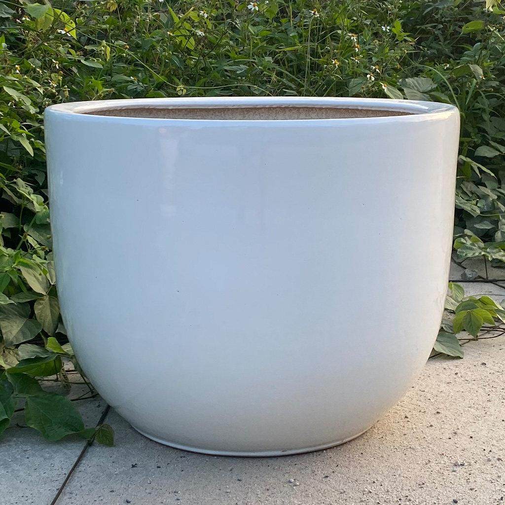 简约白色陶瓷花盆60cm特大号大口径盆阳台室内地面种植发财树大盆,鲜花速递/花卉仿真/绿植园艺,花盆,淘宝优惠券,粉丝福利购,淘宝优惠卷