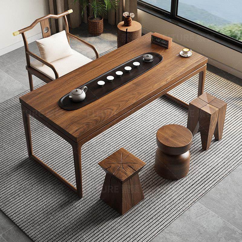 新中式创意功夫阳台茶桌椅组合小户型家用小茶台实木茶几客厅家用,住宅家具,茶几,淘宝优惠券,粉丝福利购,淘宝优惠卷