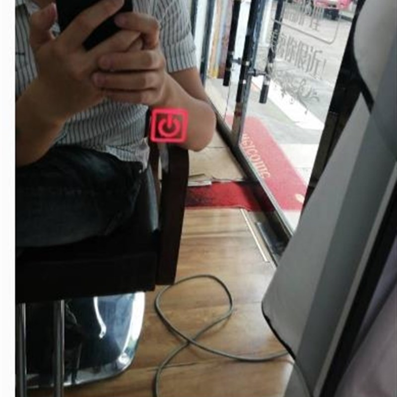 网红理发灯镜触屏开关 灯镜u控制器 美发店镜子触摸开关 12V通用