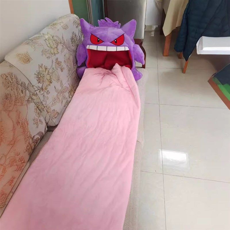 耿鬼抱枕毯子二合一枕头吸入式办公室午睡休息毯超长精灵舌头被子,居家布艺,抱枕被,淘宝优惠券,粉丝福利购,淘宝优惠卷