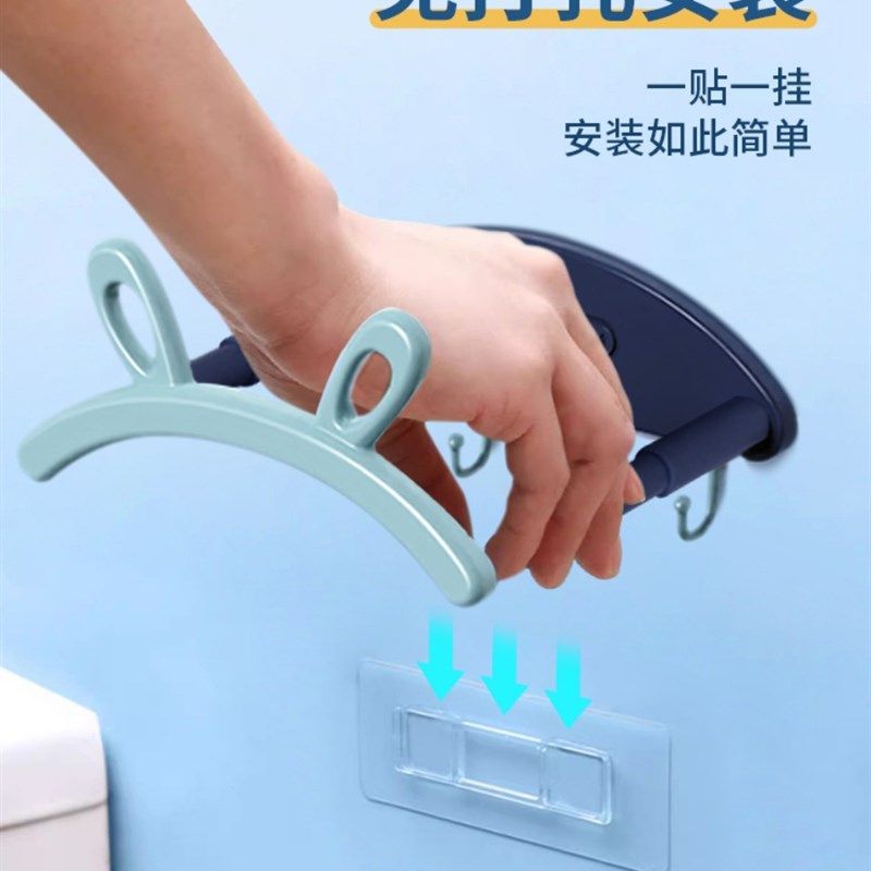 兔耳朵可伸缩壁挂脸盆架免打孔置物架浴室厕所洗澡脚盆收纳沥水架,家庭/个人清洁工具,脸盆架,淘宝优惠券,粉丝福利购,淘宝优惠卷