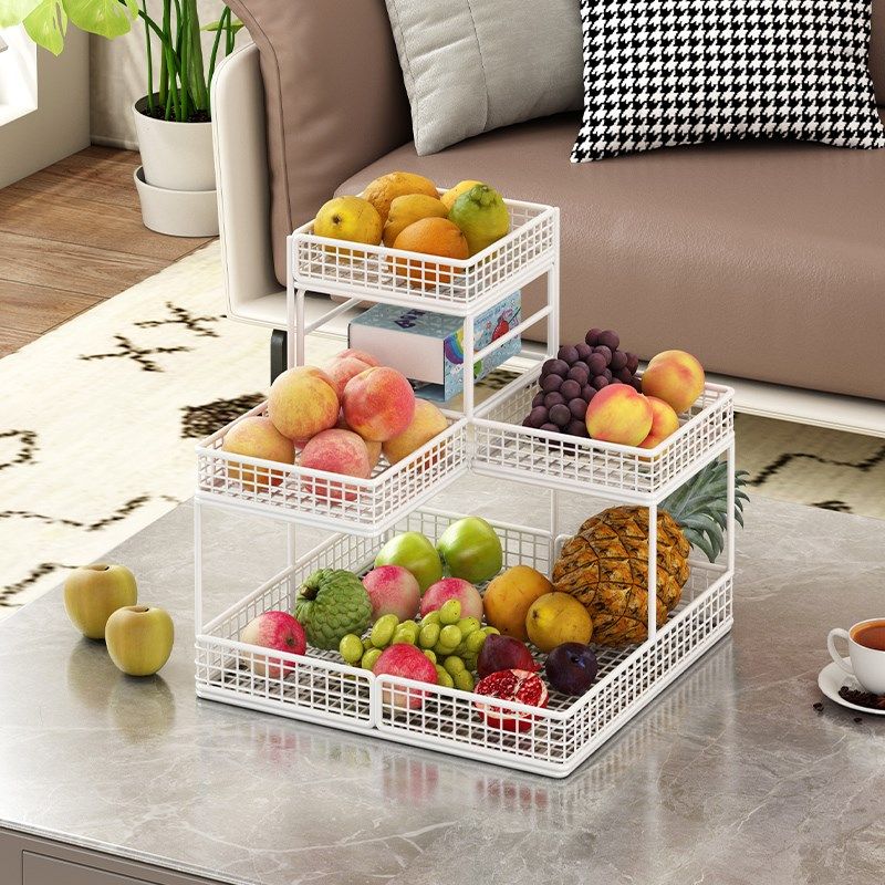 果盘客厅茶几家用摆放零食盘水果置物架多层水果盘轻奢高档水果篮,餐饮具,果盆/果盘/果篮,淘宝优惠券,粉丝福利购,淘宝优惠卷