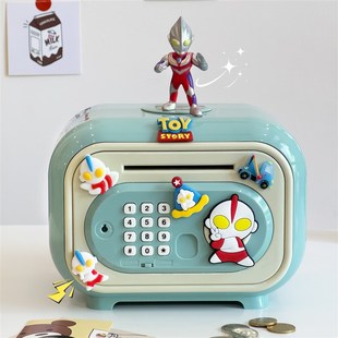 指纹密码存钱罐2025新款女孩高级儿童储钱罐男孩储蓄可进可出储存