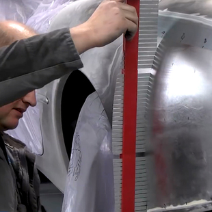 汽车钣金数据复原尺取型尺轮廓取型器修复工具弧度测量尺轮廓尺