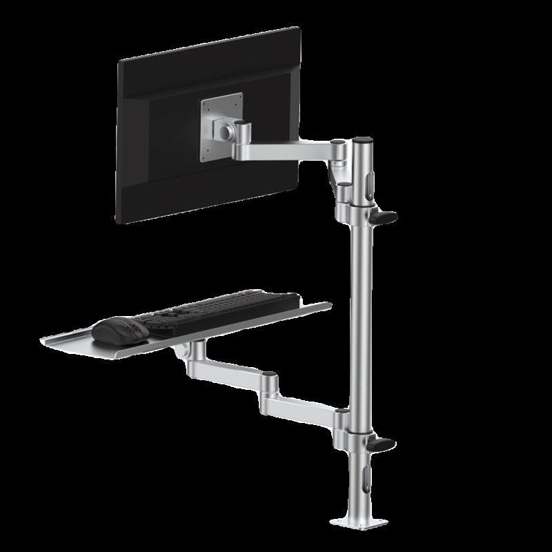 工业电脑萤幕支架屏幕机械臂显示屏键盘一体托架悬臂支架臂托架